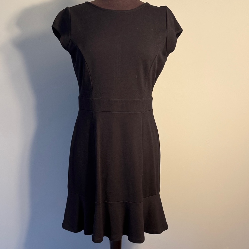 LOFT Chic Black Mini Dress